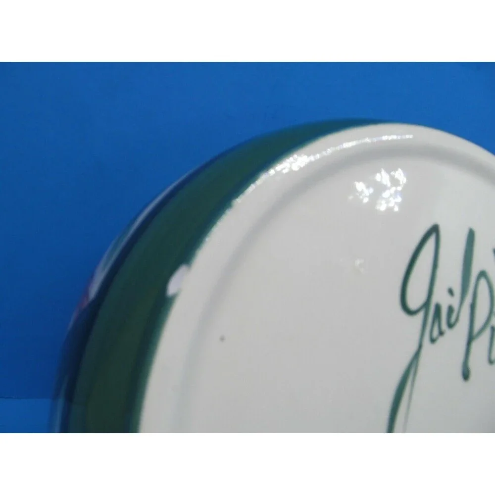 Gail Pittman Juniper Covered Bean Pot Double Handled  Casserole
